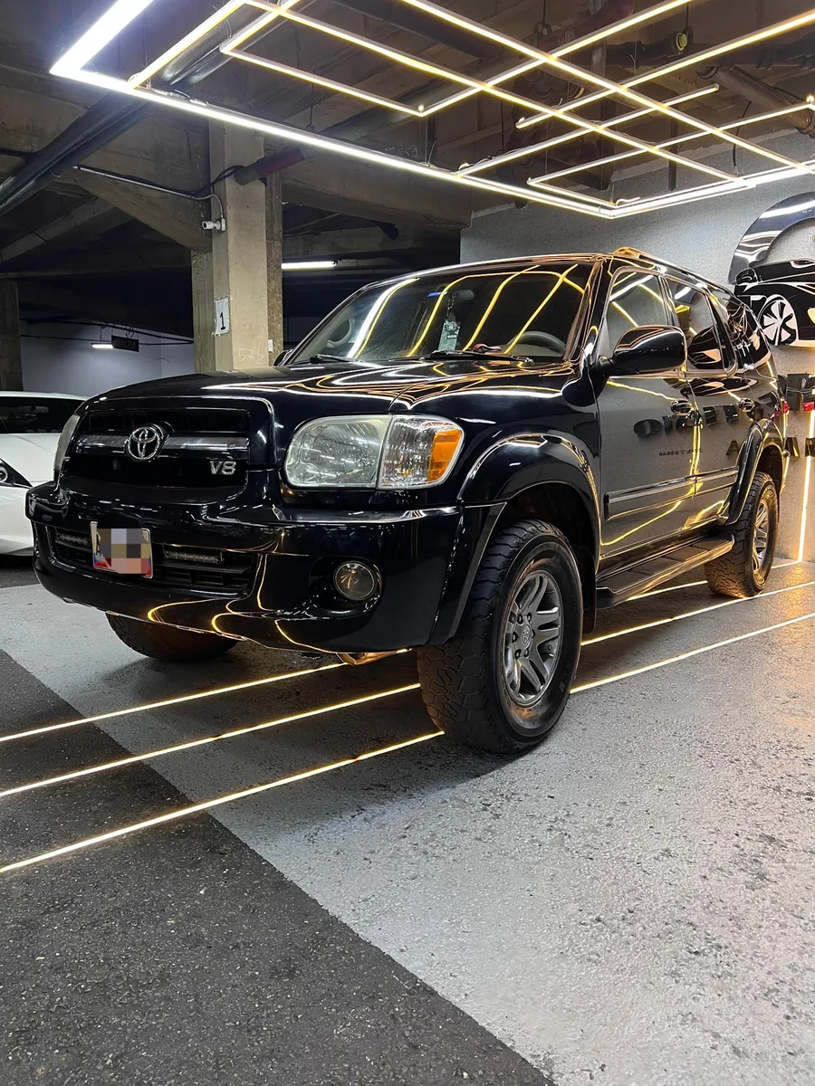 Toyota Sequoia 2008 Negro Caracas