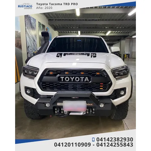 Toyota Tacoma TRD PRO 2020 Blanco Caracas