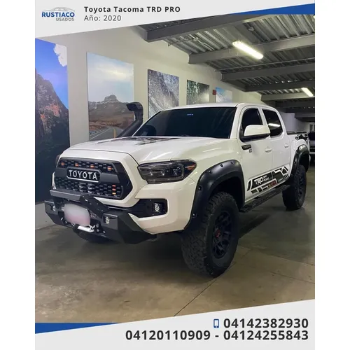 Toyota Tacoma TRD PRO 2020 Blanco Caracas