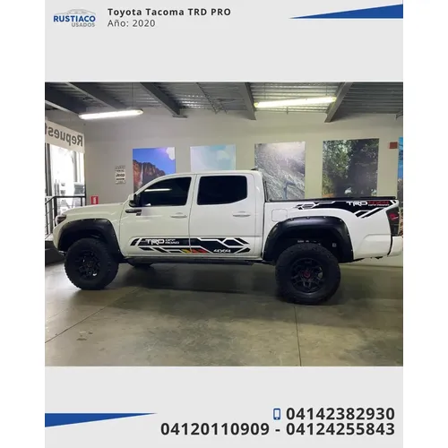 Toyota Tacoma TRD PRO 2020 Blanco Caracas