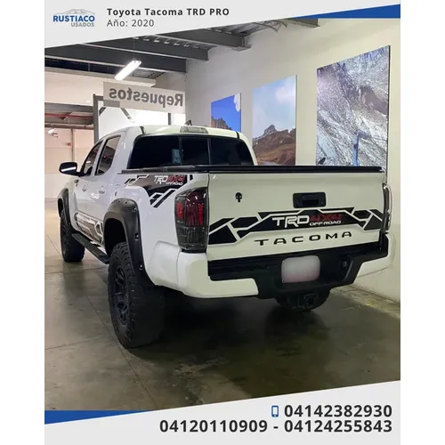 Toyota Tacoma TRD PRO 2020 Blanco Caracas
