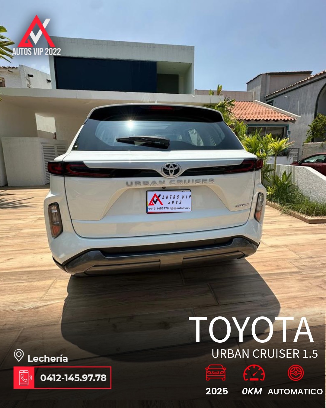Toyota Urban Cruiser 2025 Blanco Lechería