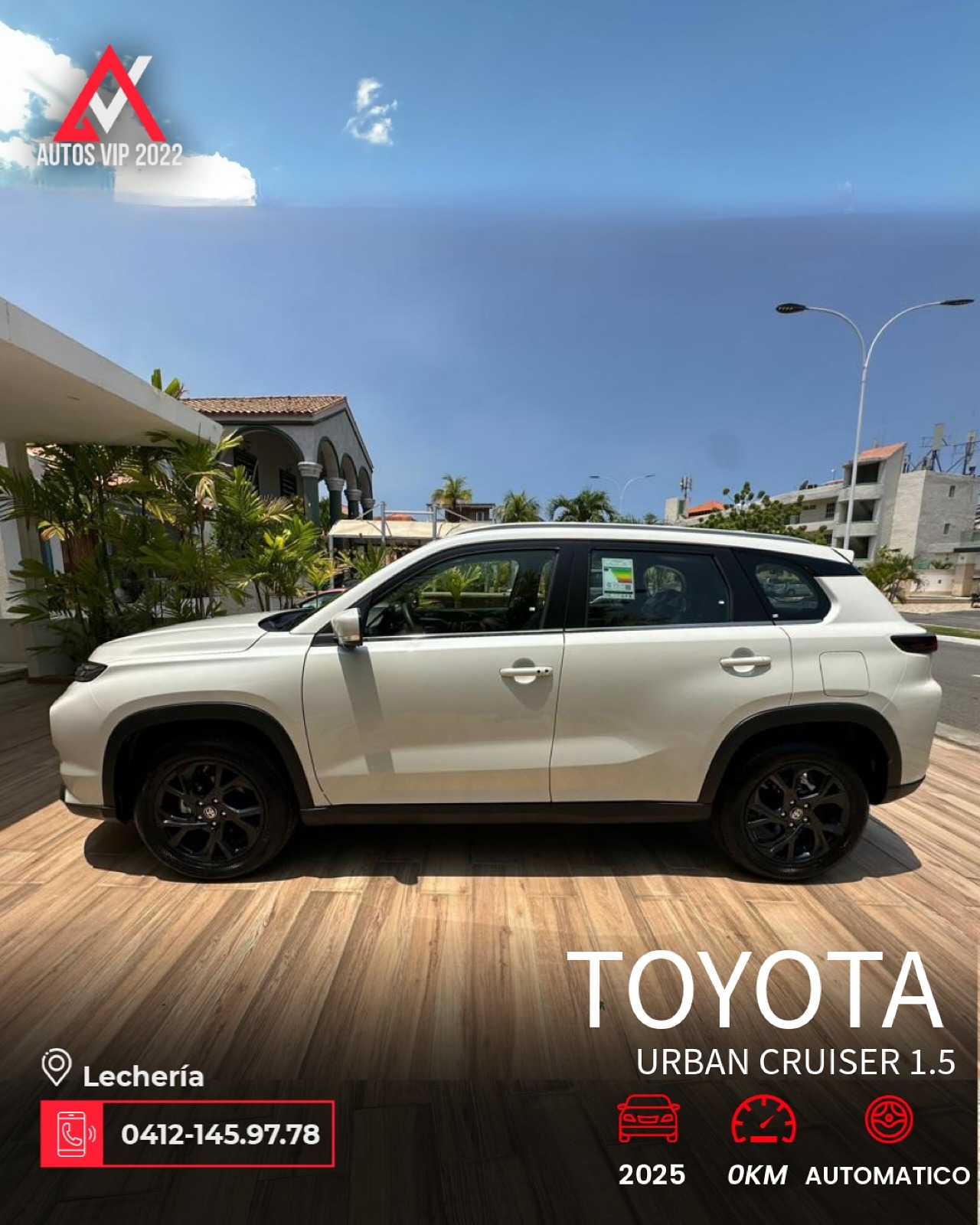 Toyota Urban Cruiser 2025 Blanco Lechería