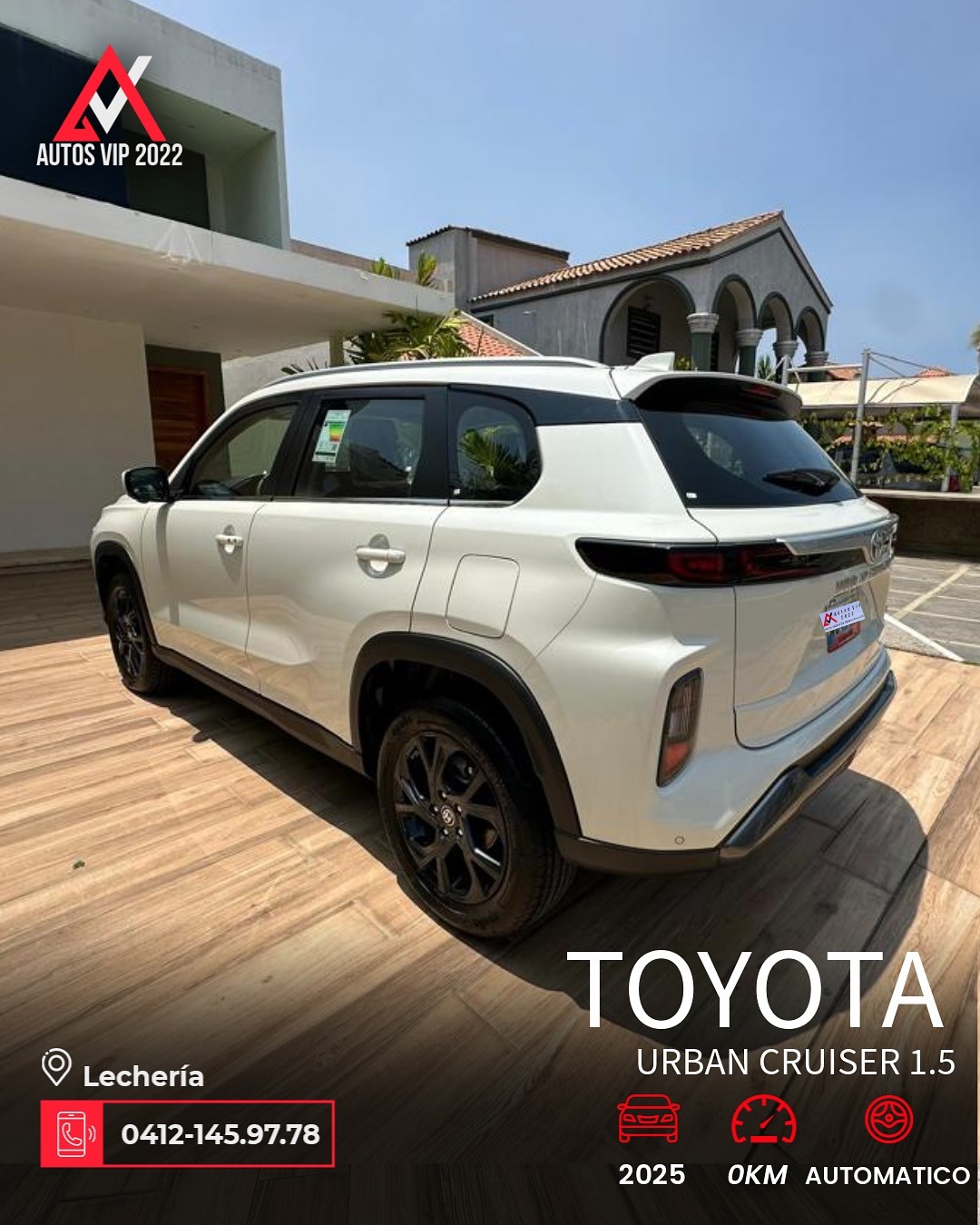 Toyota Urban Cruiser 2025 Blanco Lechería