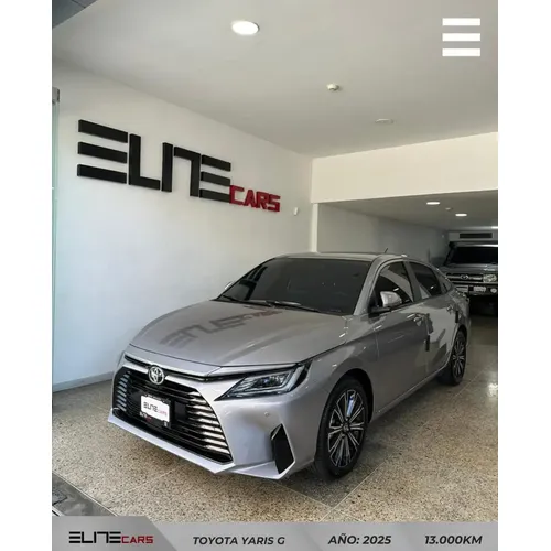 Toyota Yaris G 2025 Gris Caracas