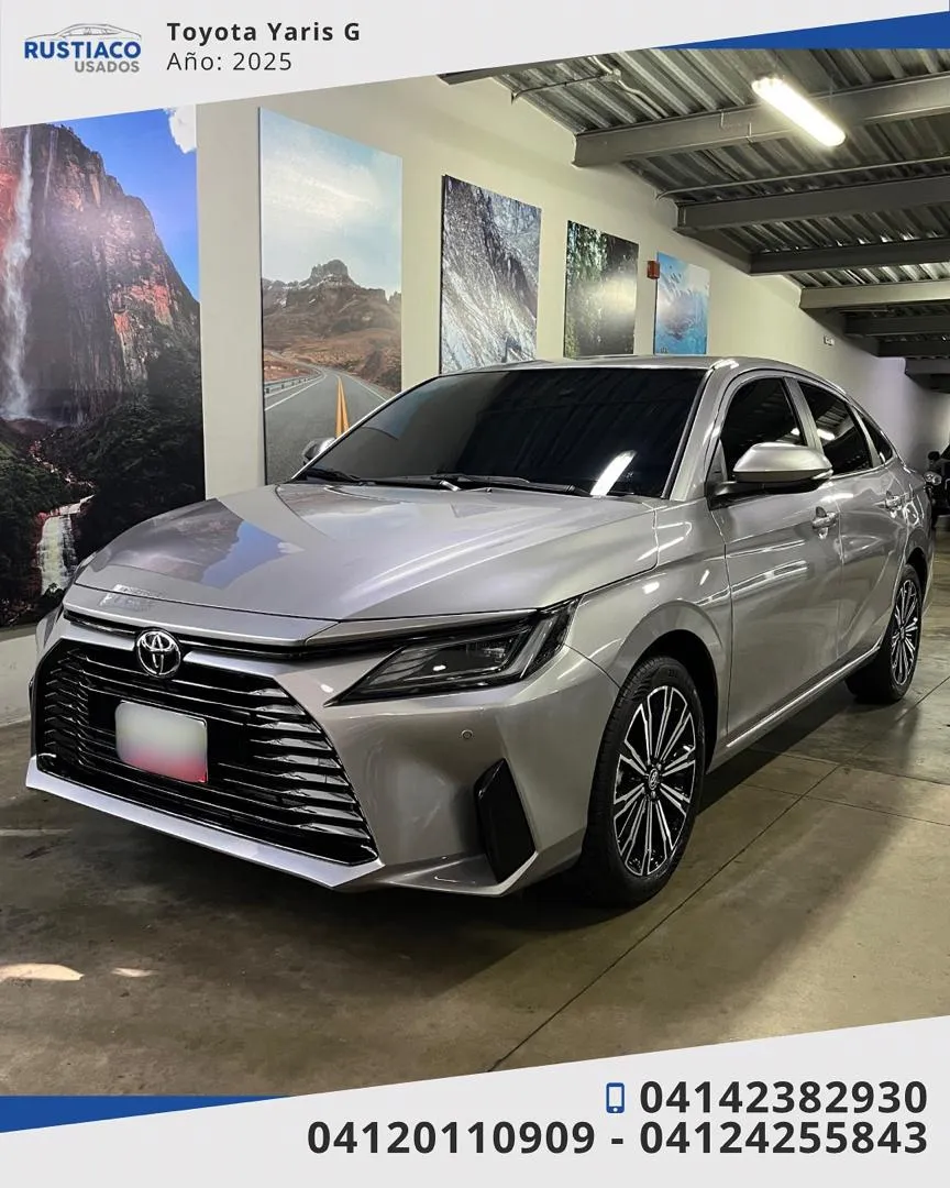 Toyota Yaris G 2025 Plateado Caracas