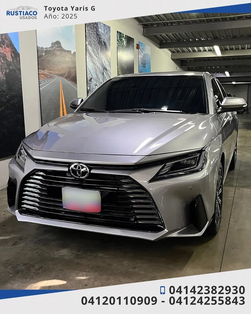 Toyota Yaris G 2025 Plateado Caracas