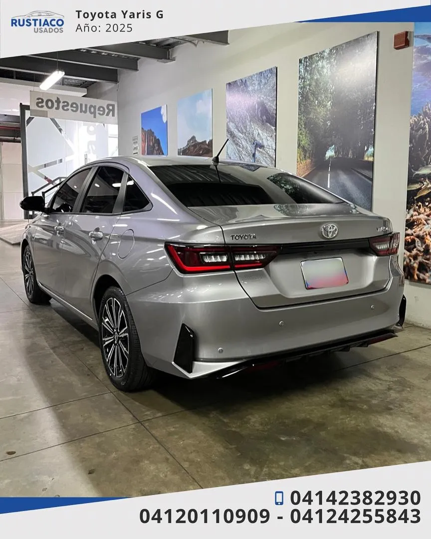 Toyota Yaris G 2025 Plateado Caracas
