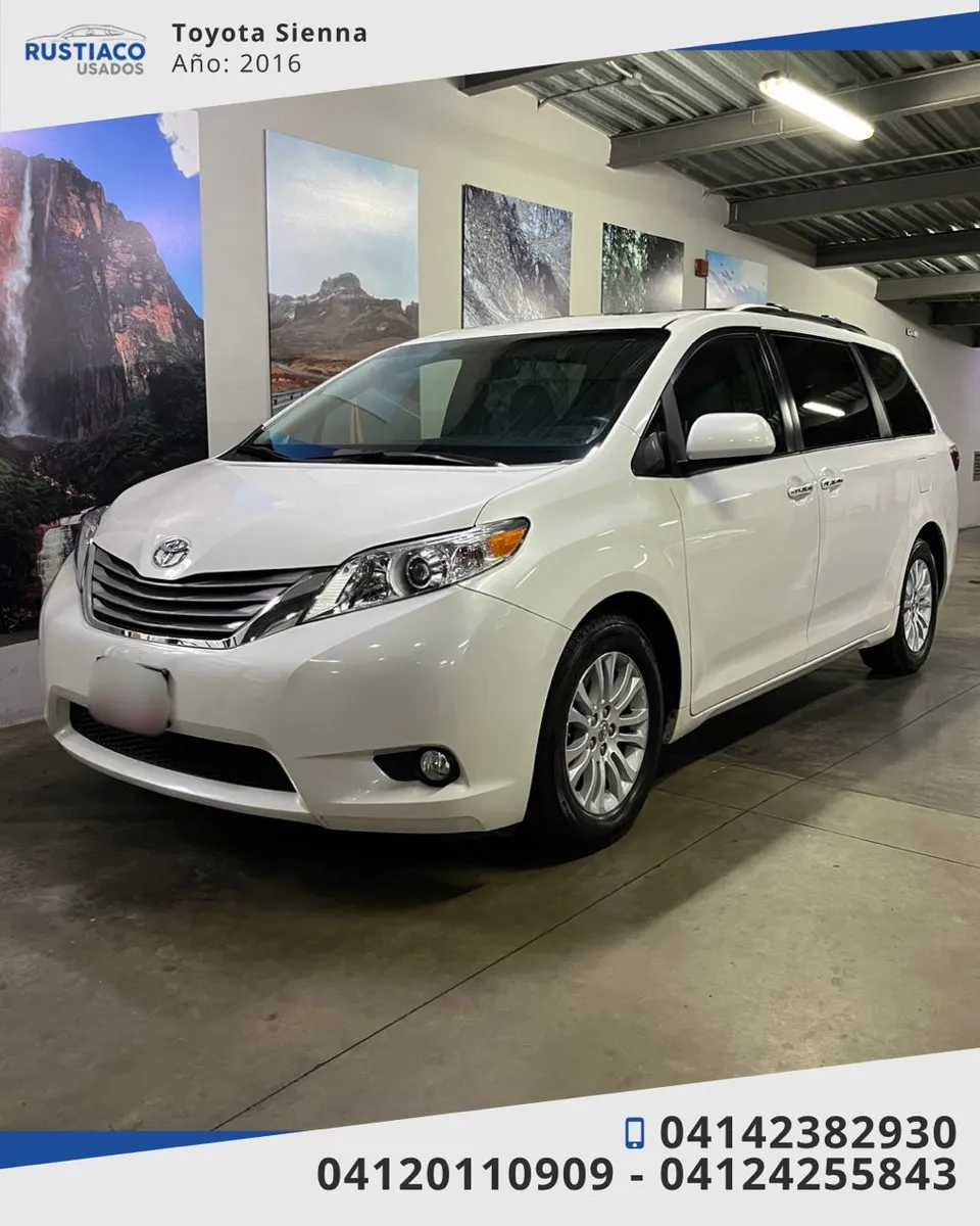 Toyota Sienna 2016 Blanco Caracas