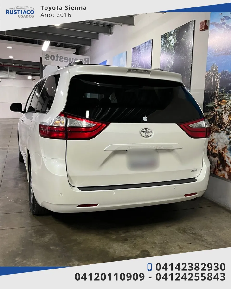 Toyota Sienna 2016 Blanco Caracas