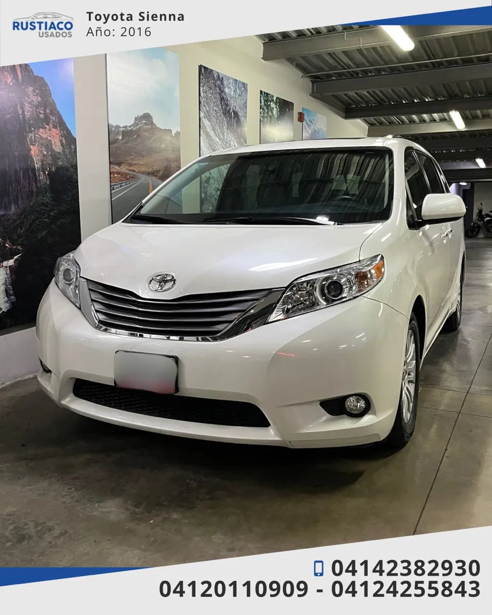 Toyota Sienna 2016 Blanco Caracas