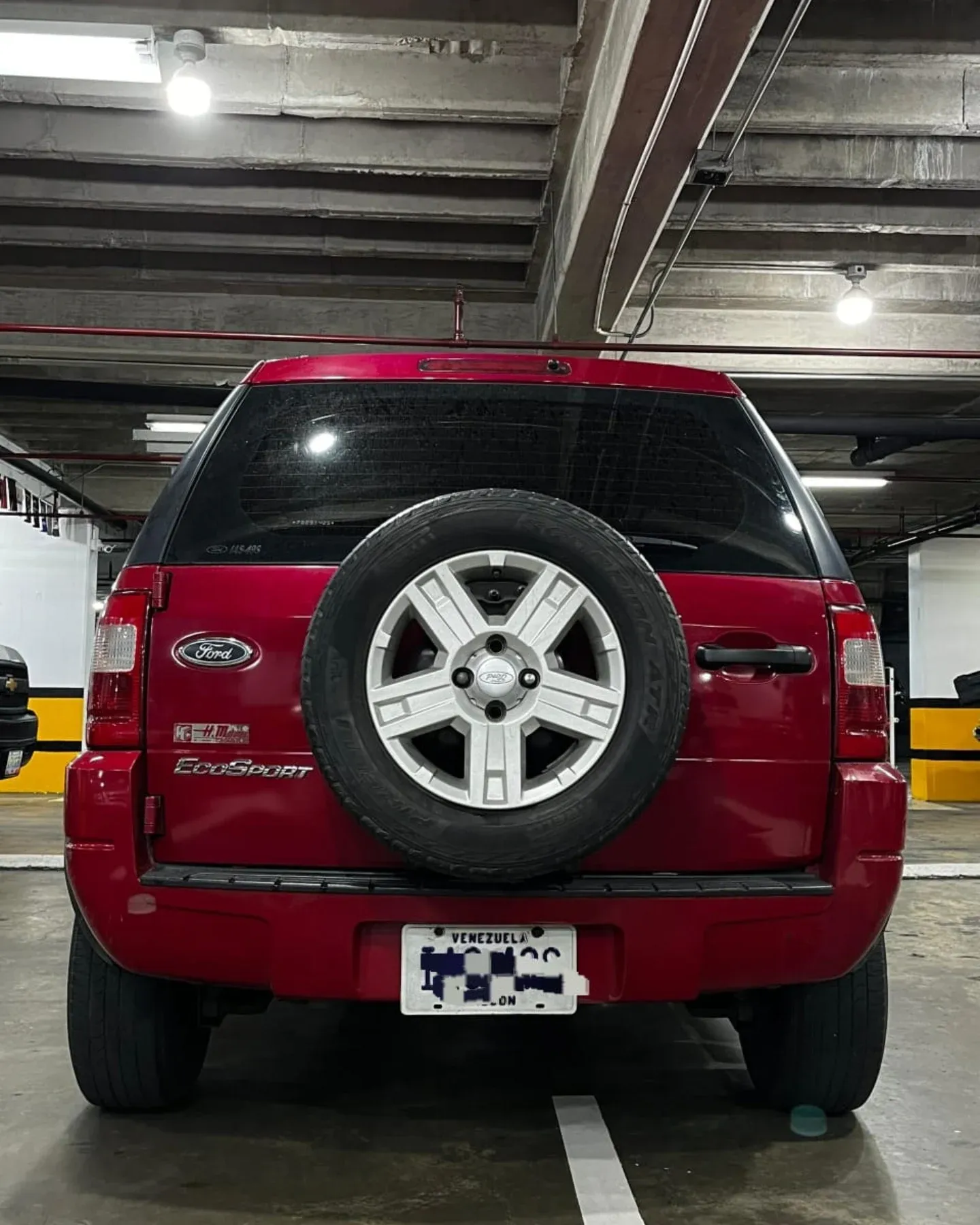 ford ecosport 2007 rojo4
