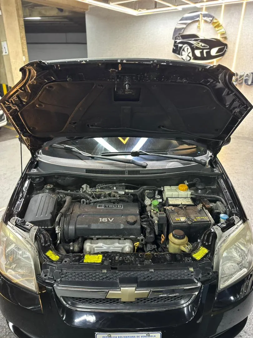 sedan Chevrolet Aveo 2011 negro11