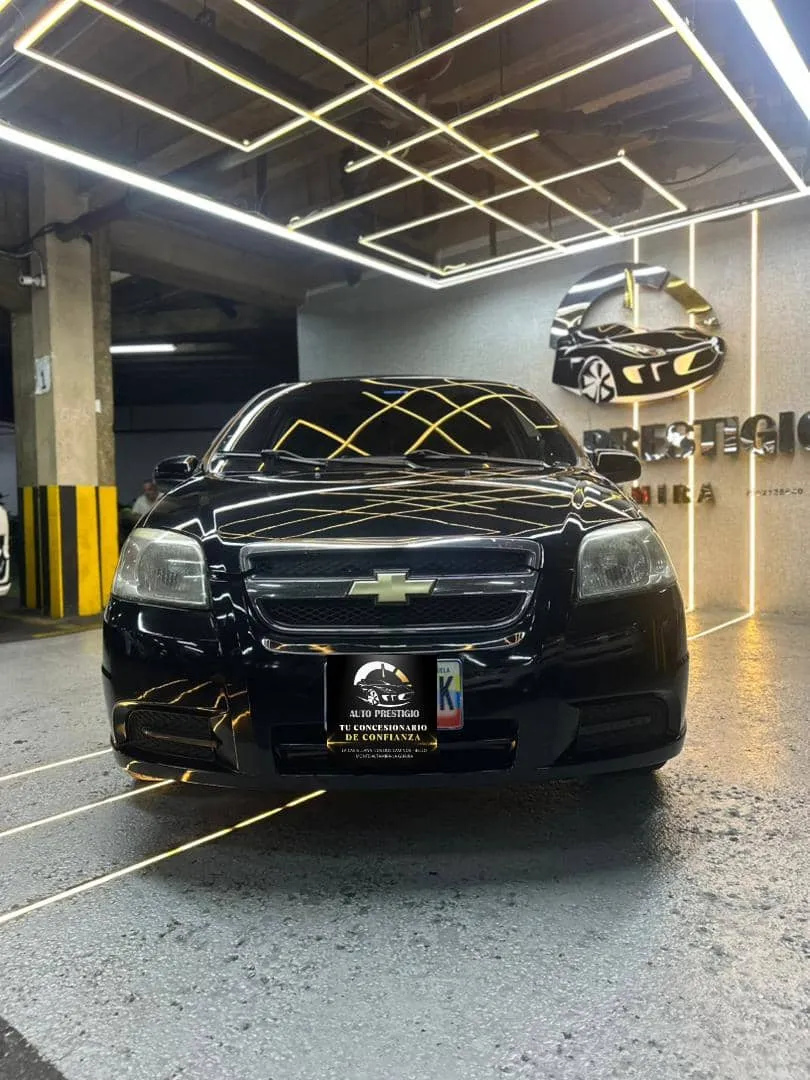 Chevrolet Aveo 2011 Negro Caracas