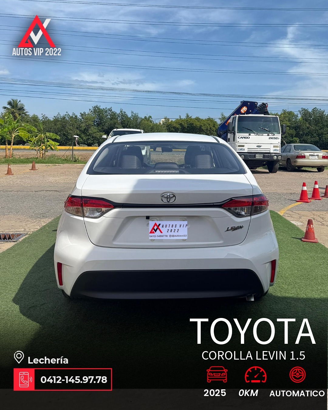 Toyota Corolla levin 2025 Blanco Lechería