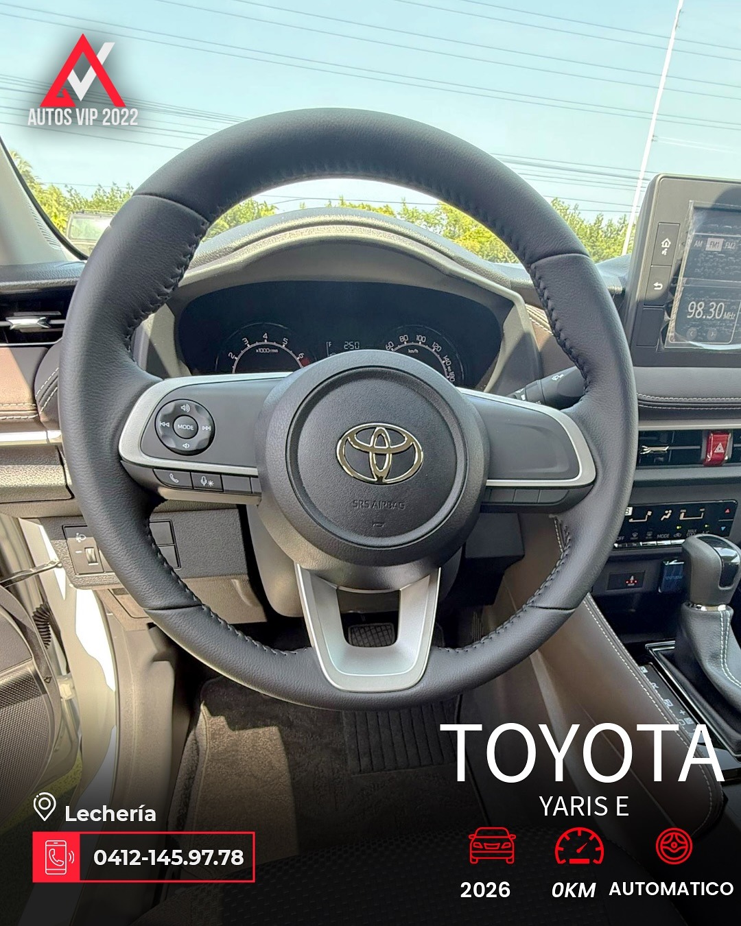 Toyota Yaris E 2026 Blanco Lechería
