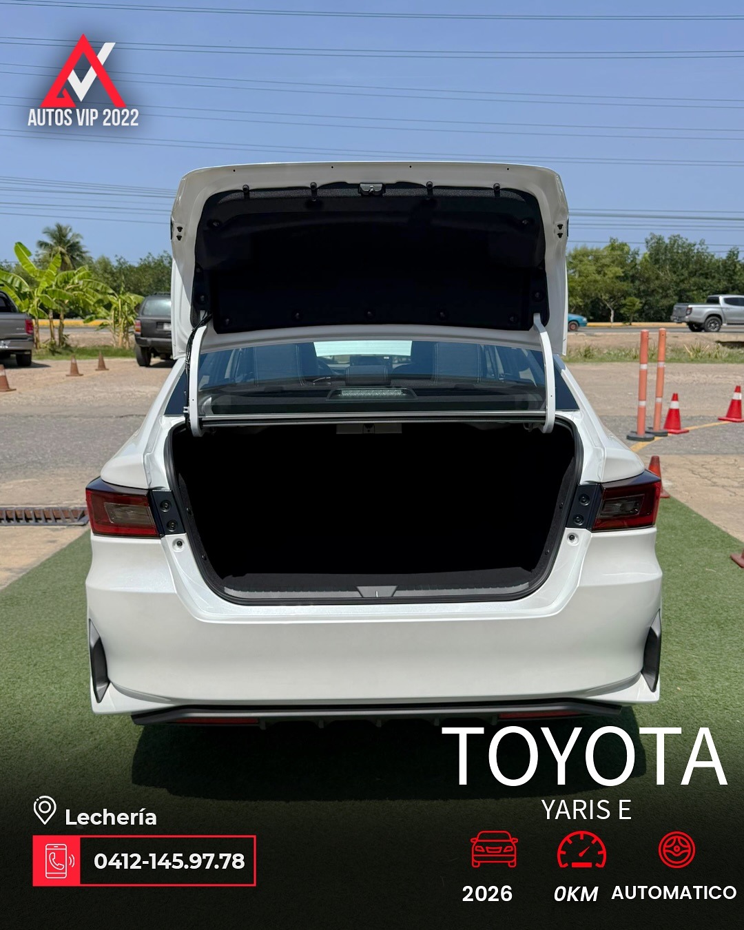 Toyota Yaris E 2026 Blanco Lechería
