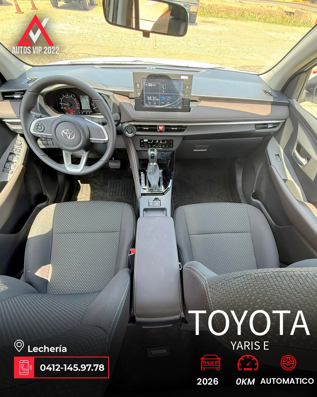 Toyota Yaris E 2026 Blanco Lechería