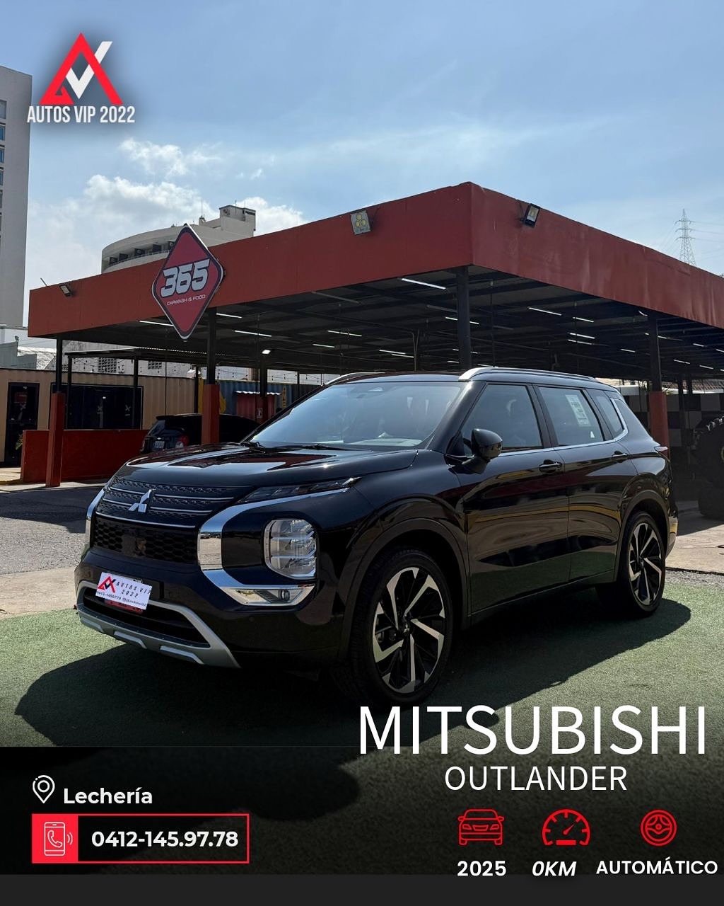 Mitsubishi Outlander 2025 Negro Lechería