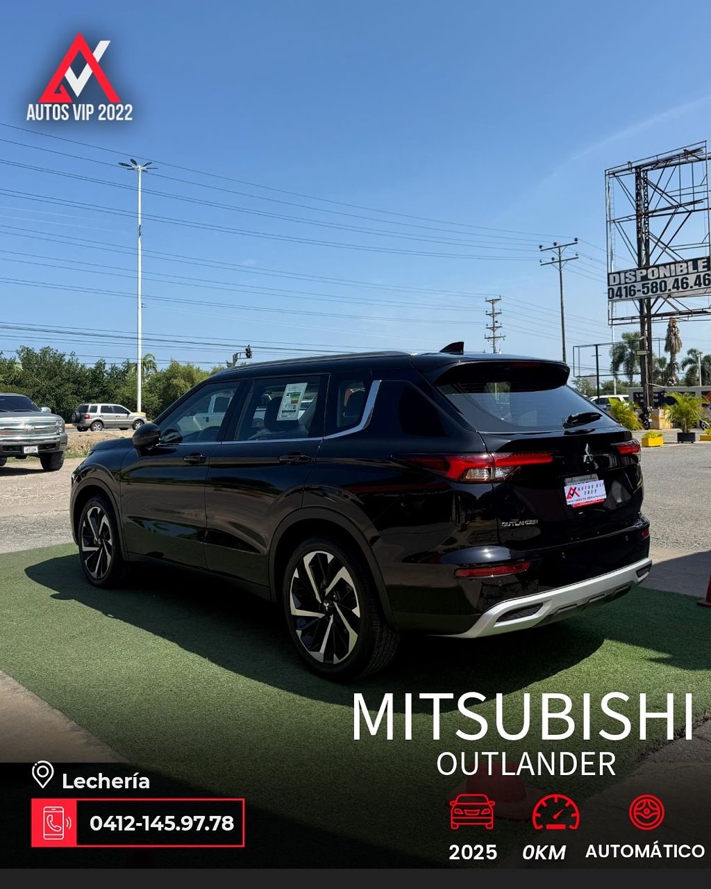 Mitsubishi Outlander 2025 Negro Lechería