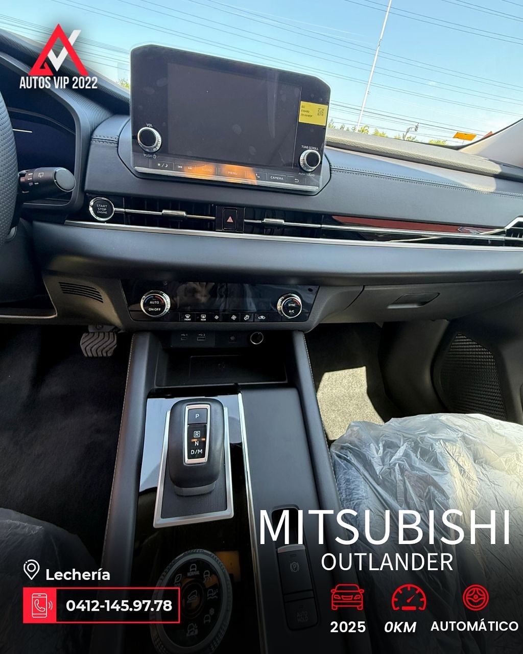 suv Mitsubishi Outlander 2025 negro6