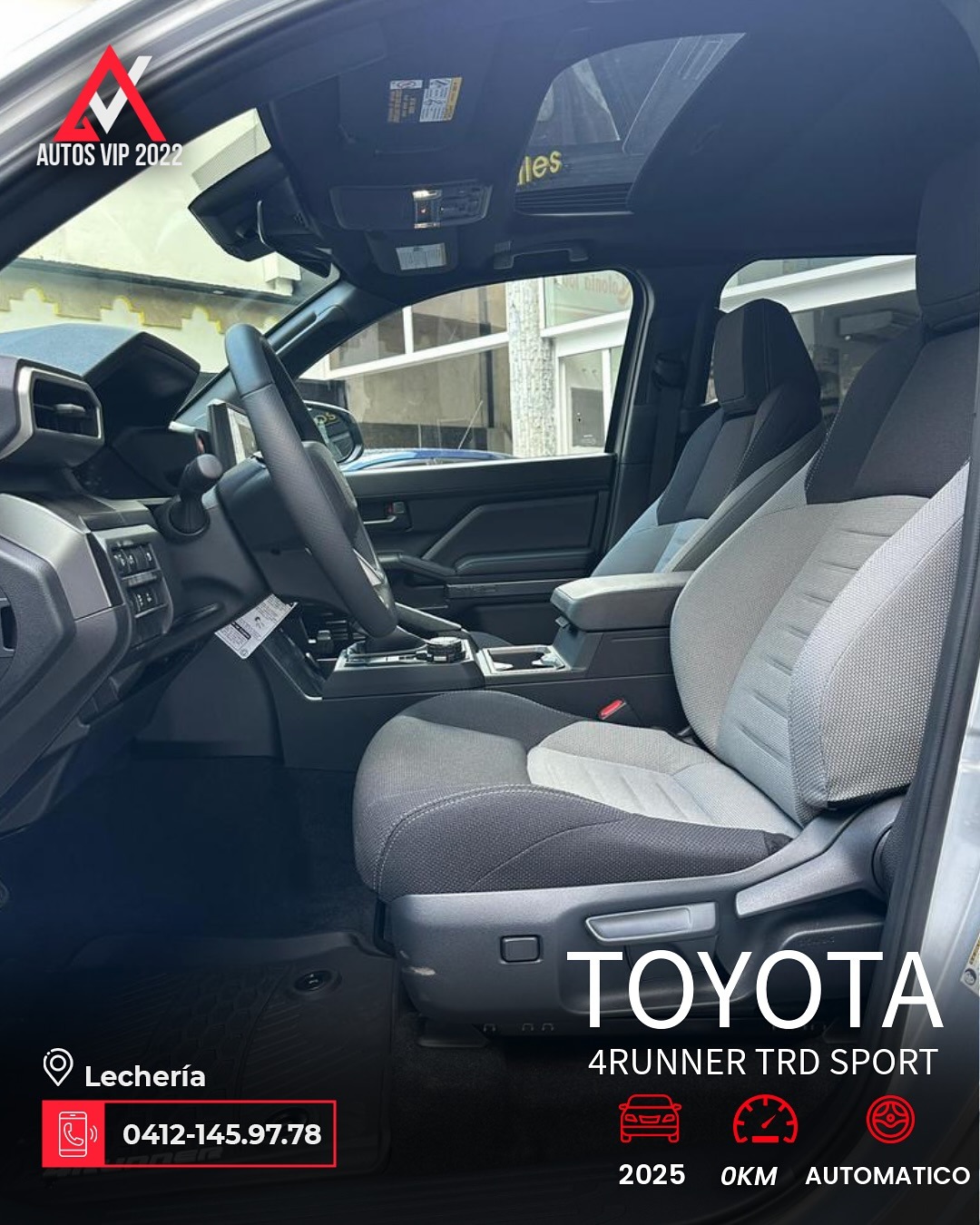 Toyota 4Runner TRD Sport 2025 Plateado Lechería