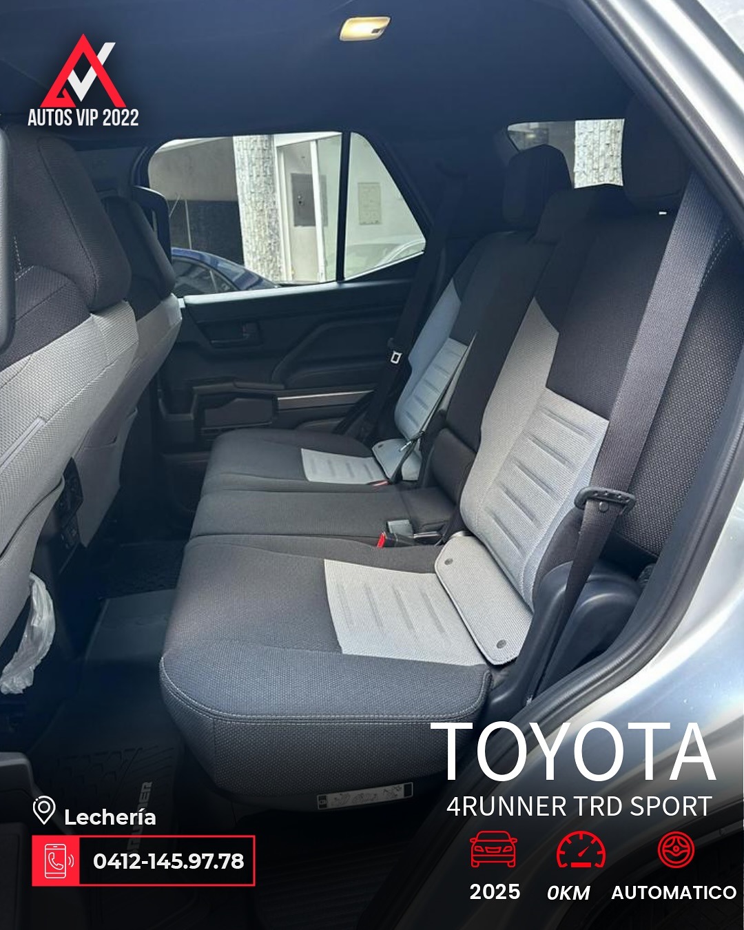 Toyota 4Runner TRD Sport 2025 Plateado Lechería