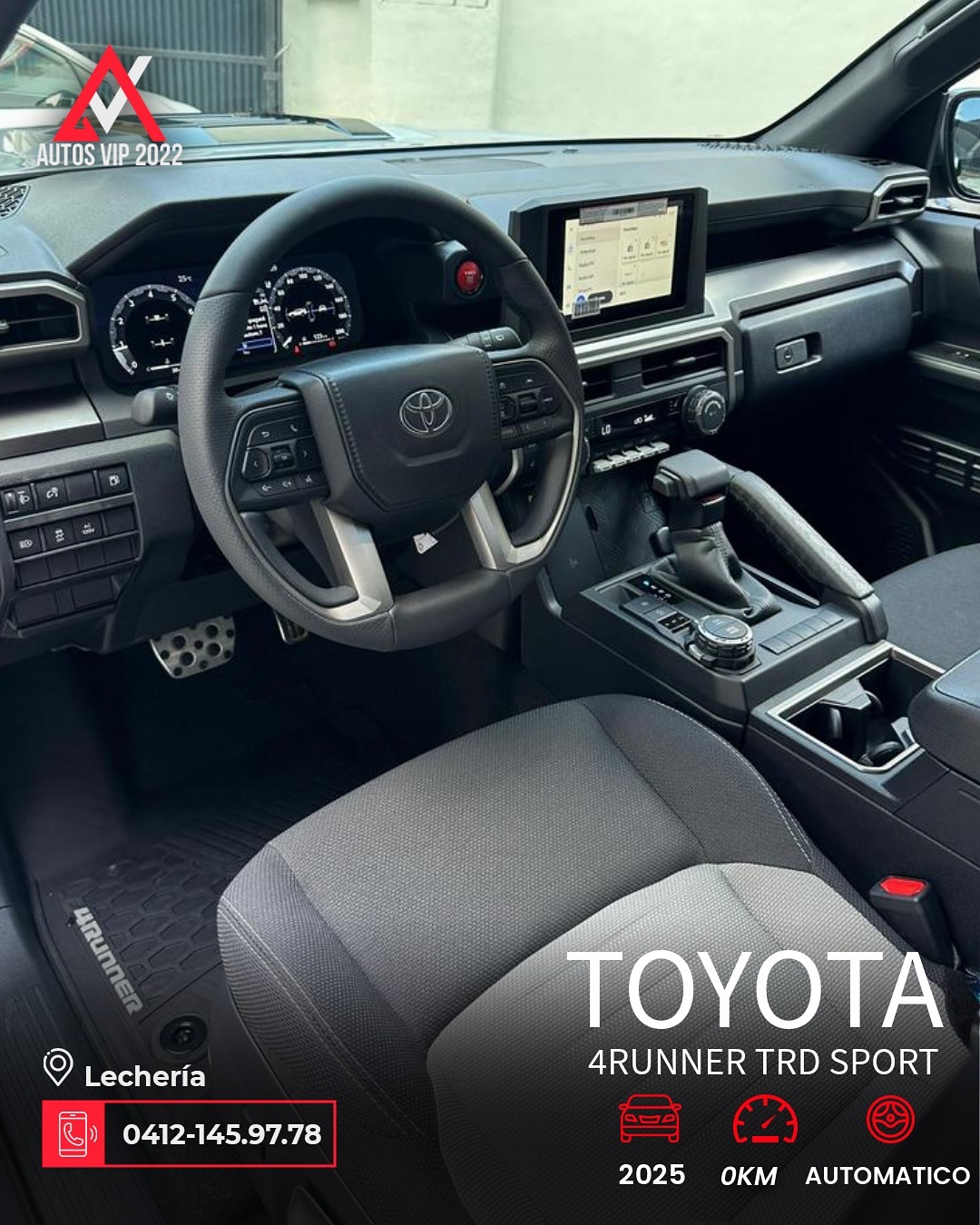 Toyota 4Runner TRD Sport 2025 Plateado Lechería