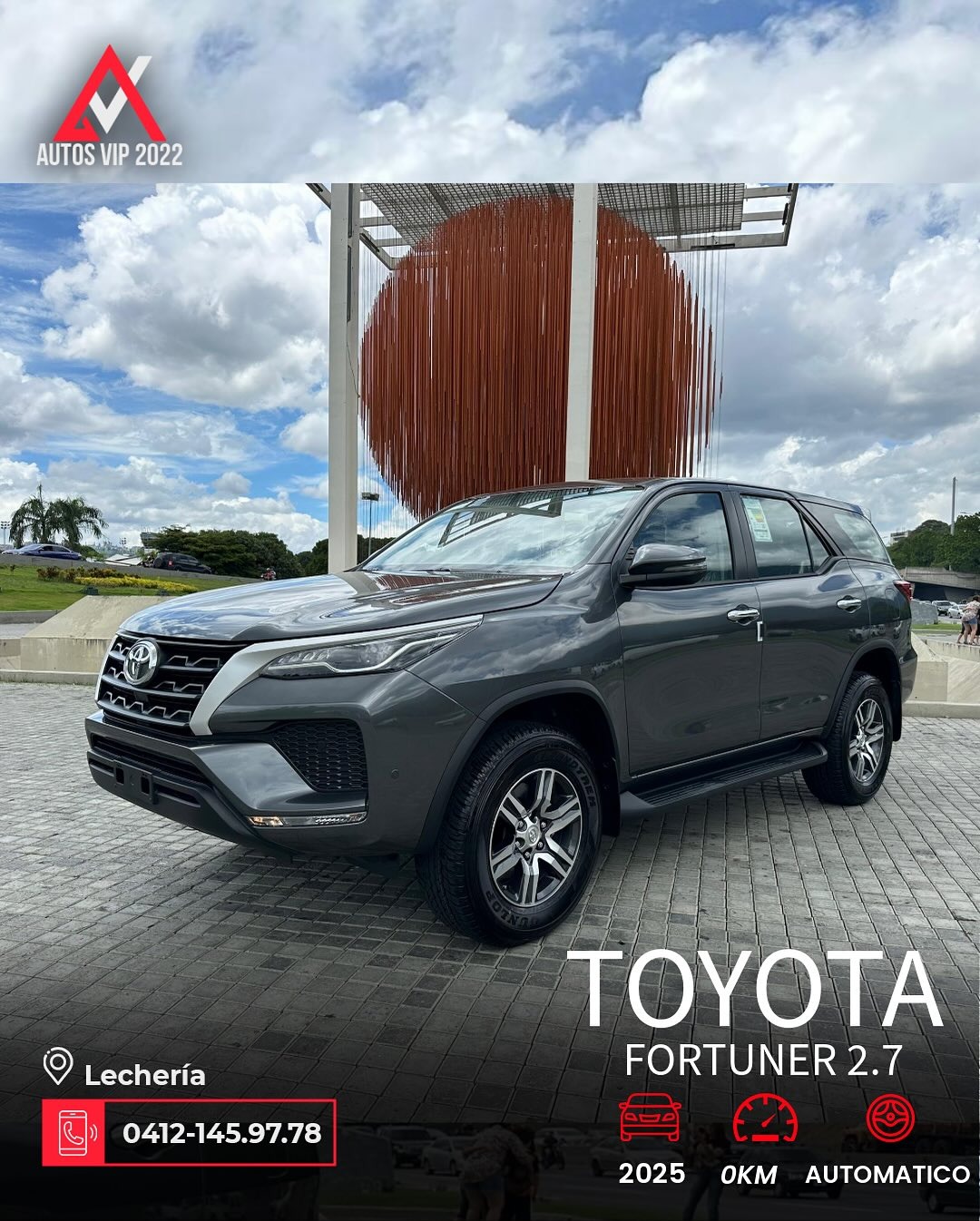 Toyota Fortuner 2025 Gris Lechería