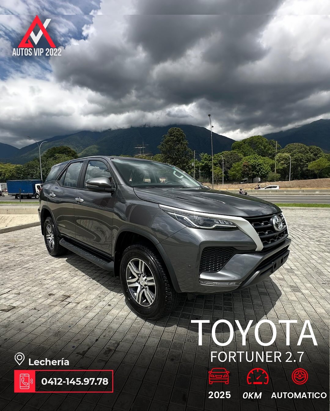 Toyota Fortuner 2025 Gris Lechería