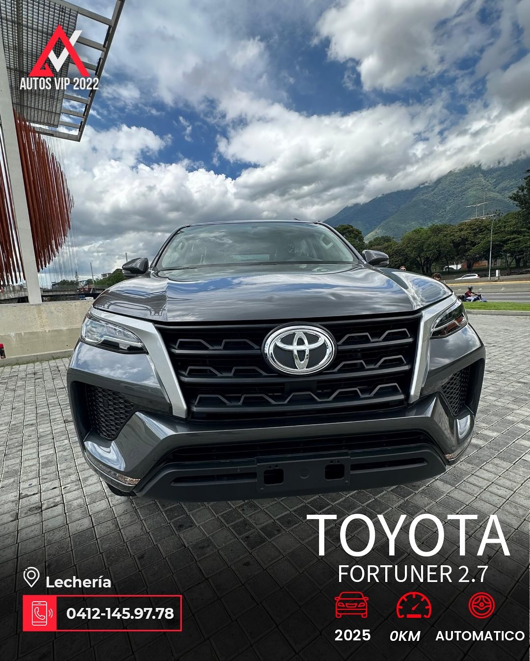 Toyota Fortuner 2025 Gris Lechería