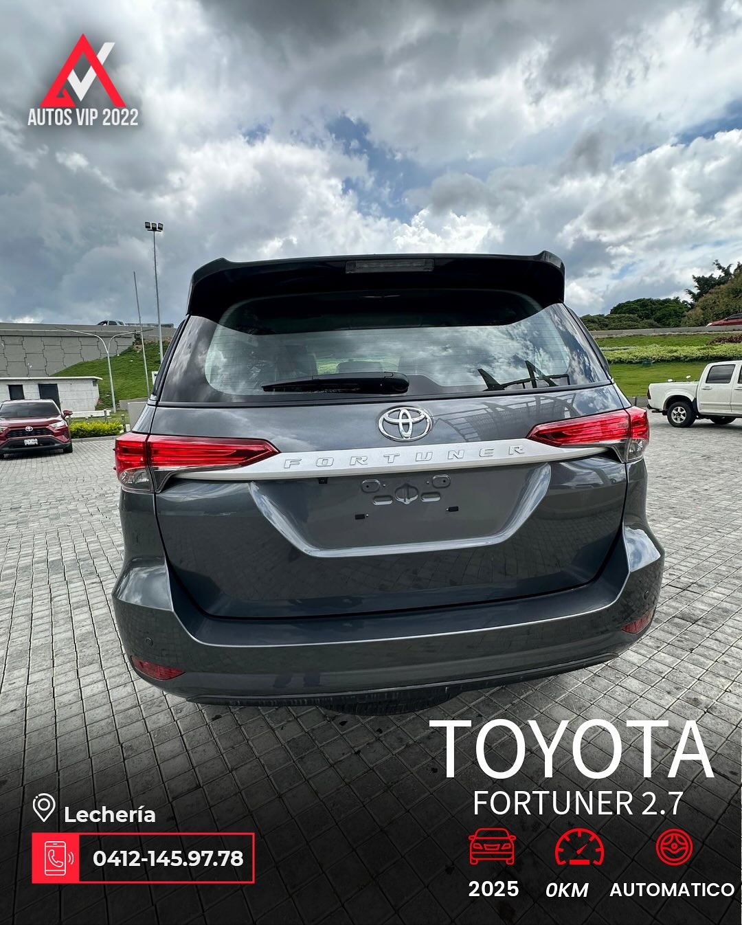 Toyota Fortuner 2025 Gris Lechería