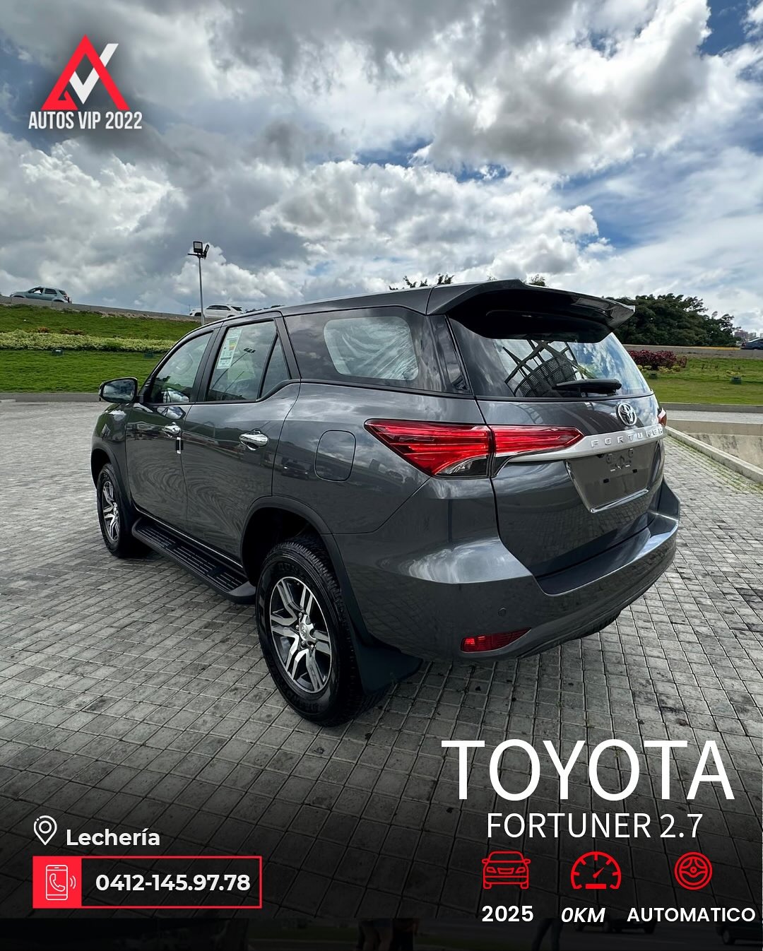 Toyota Fortuner 2025 Gris Lechería